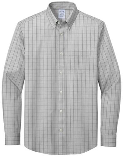 Brooks Brothers® Wrinkle-Free Stretch Patterned Shirt image thumbnail