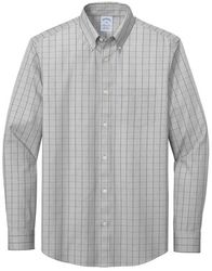 Image of Brooks Brothers® Wrinkle-Free Stretch Patterned Shirt