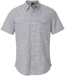 Image of Burnside - Textured Solid Short Sleeve Shirt