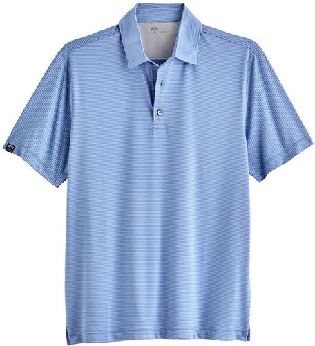 Men's Optimist Microstripe Polo image thumbnail