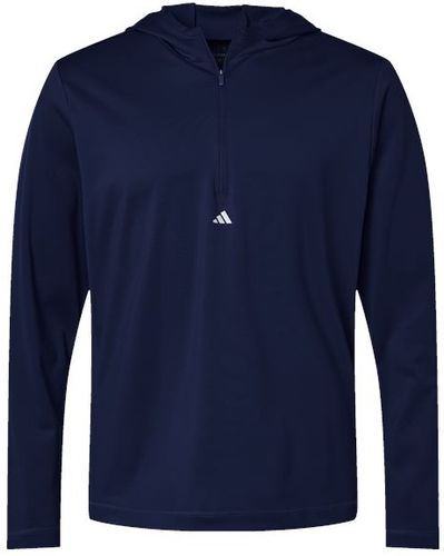 Adidas - Lightweight Performance Quarter-Zip Hooded Pullover image thumbnail