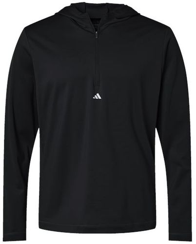 Adidas - Lightweight Performance Quarter-Zip Hooded Pullover image thumbnail
