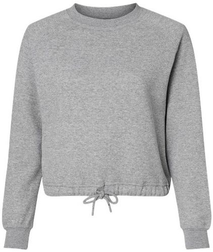 LAT - Women's Relaxed 3-End Boxy Fleece Crewneck Sweatshirt image thumbnail
