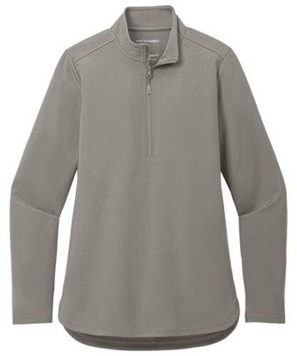Port Authority® Ladies C-FREE® Double Knit 1/4-Zip image thumbnail