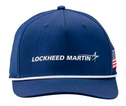 Image of 2024 Lockheed Martin hat with US Flag