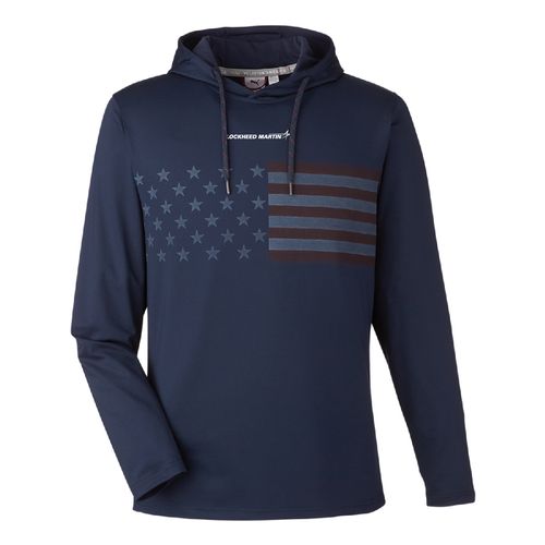 Puma Golf Men's Volition Striped Hooded Pullover image thumbnail