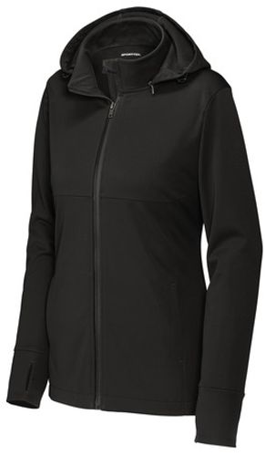 Sport-Tek® Women's Hooded Soft Shell Jacket image thumbnail