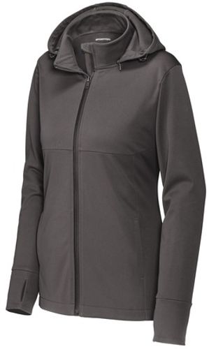 Sport-Tek® Women's Hooded Soft Shell Jacket image thumbnail