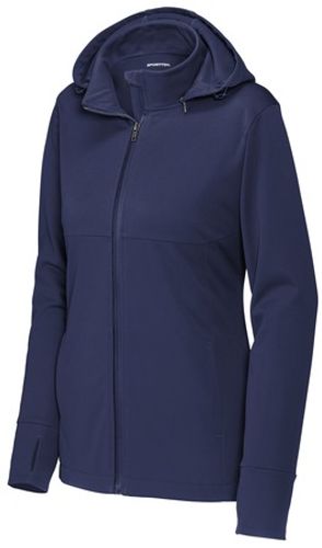 Sport-Tek® Women's Hooded Soft Shell Jacket image thumbnail