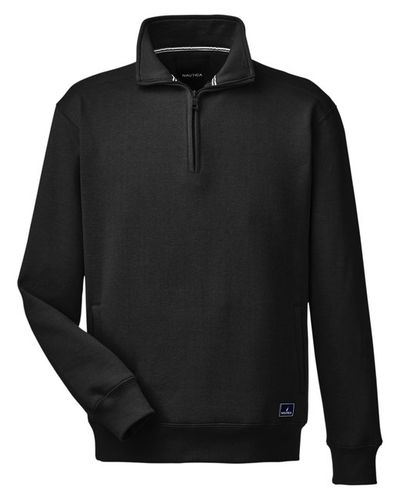 Nautica Men's Anchor Quarter-Zip Pullover image thumbnail