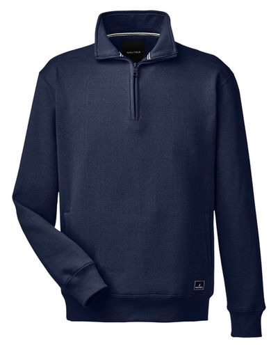 Nautica Men's Anchor Quarter-Zip Pullover image thumbnail