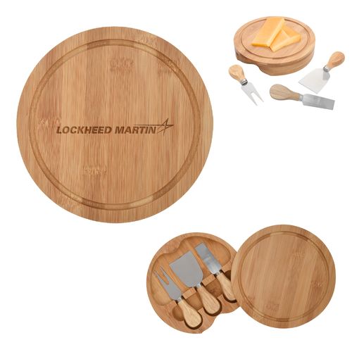 3-Piece Bamboo Cheese Server Kit image thumbnail