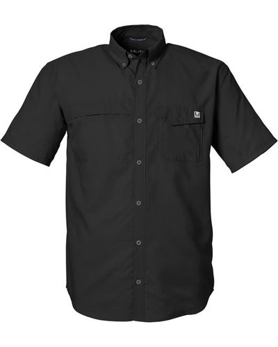 HUK Men's Tide Point Short Sleeve Shirt image thumbnail