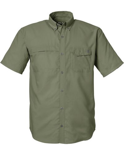 HUK Men's Tide Point Short Sleeve Shirt image thumbnail