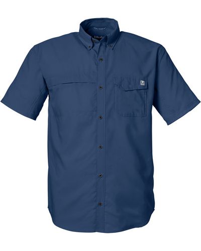 HUK Men's Tide Point Short Sleeve Shirt image thumbnail