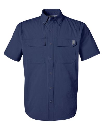 HUK Men's Creekbed Short Sleeve Shirt image thumbnail
