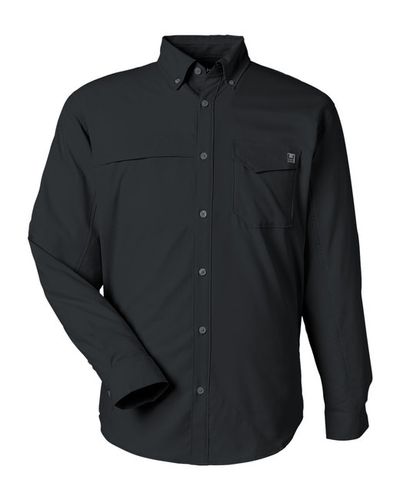 HUK Men's Tide Point Long Sleeve Shirt image thumbnail