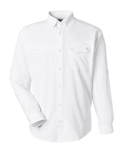 HUK Men's Tide Point Long Sleeve Shirt image thumbnail