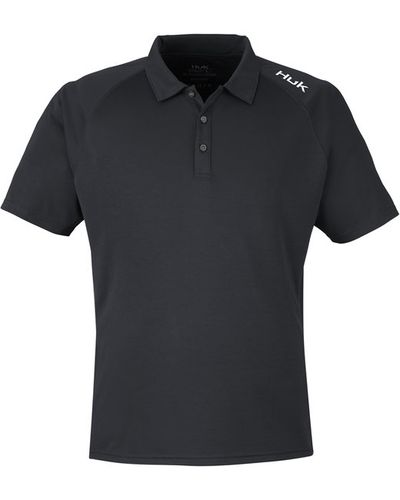 HUK Men's Lopro Solid Performance Polo image thumbnail