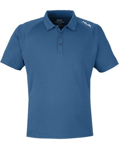 HUK Men's Lopro Solid Performance Polo image thumbnail
