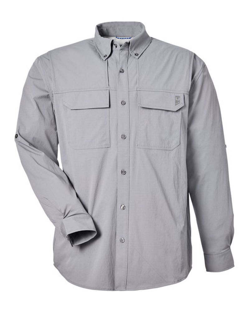 HUK Men's Creekbed Long Sleeve Shirt primary image