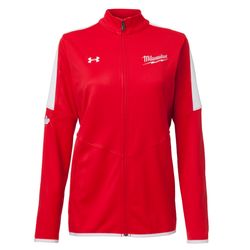 Image of Women's Full Zip (Red) - Under Armour