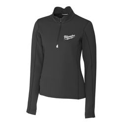 Image of Women's 1/4  Zip (Black) - Cutter and Buck