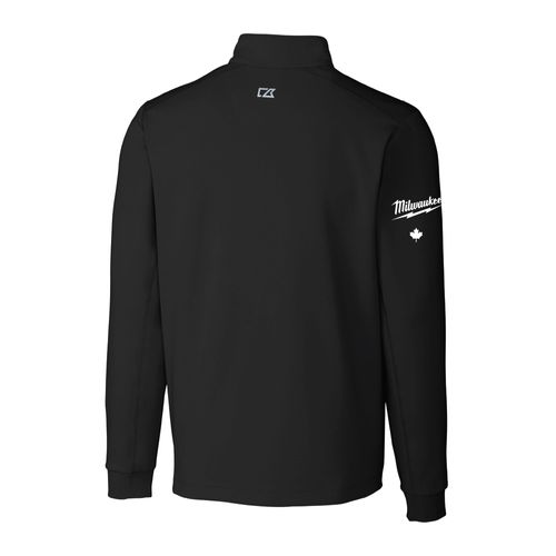 Men's 1/4  Zip (Black) - Cutter and Buck image thumbnail