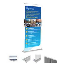 Image of Powur Spanish Retractable Banner Stand