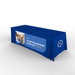 Image of Powur the Sun Dk Blue 6ft Standard Table Throw