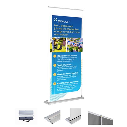 Powur Recruiting Retractable Banner Stand image thumbnail
