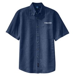 Image of Port & Company - Short Sleeve Value Denim Shirt