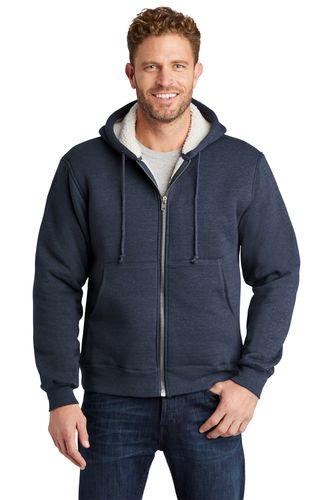 CornerStone Heavyweight Sherpa-Lined Hooded Fleece Jacket image thumbnail