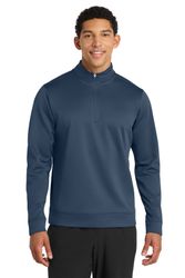 Image of Port & Co Performance Fleece 1/4-Zip Pullover Sweatshirt