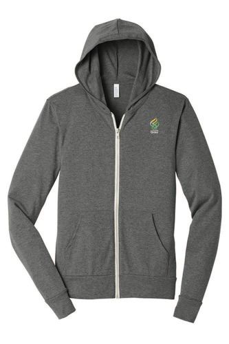BELLA+CANVAS® Unisex Triblend Full-Zip Lightweight Hoodie image thumbnail