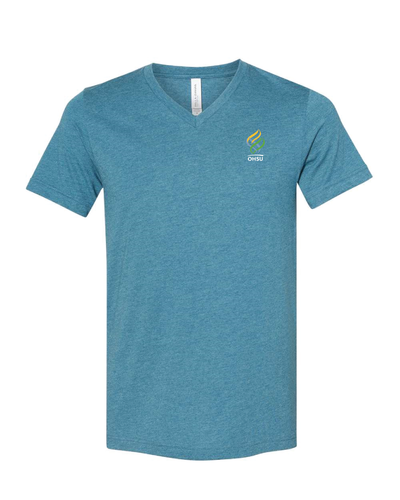 BELLA+CANVAS® Unisex Heather CVC V-Neck Tee image thumbnail
