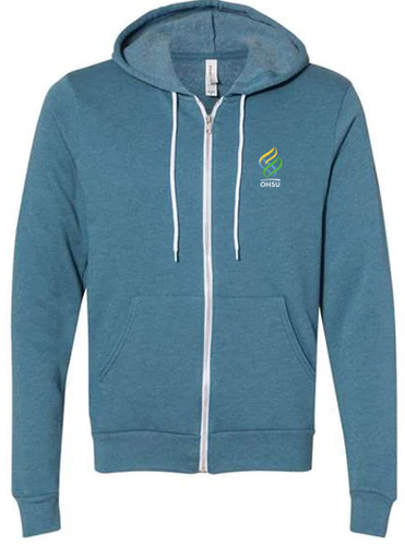 BELLA+CANVAS® Unisex Poly-Cotton Fleece Full-Zip Hoodie image thumbnail