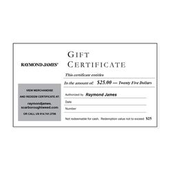 Image of $25 E-Gift Certificate 
