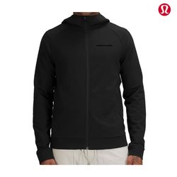 Image of Lululemon Full Zip Hoodie - Men's Black