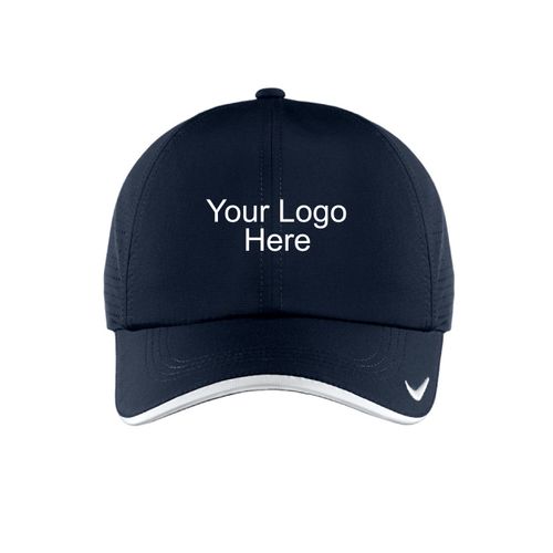 Nike Dri-FIT Swoosh Perforated Cap - Navy (Customized)  image thumbnail