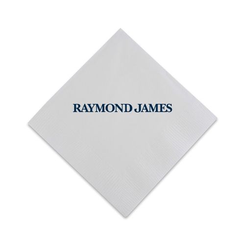 White Beverage Napkins - Pack of 50 image thumbnail