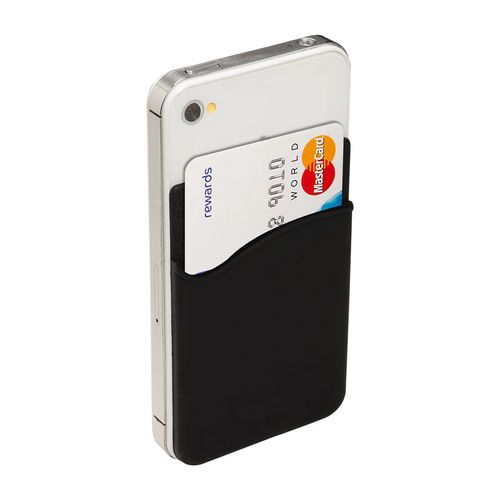 Smartphone Silicone Wallet – Black (Customized) image thumbnail