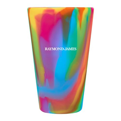 Silicone Pint Glass - 16oz (Pride Financial Logo) image thumbnail