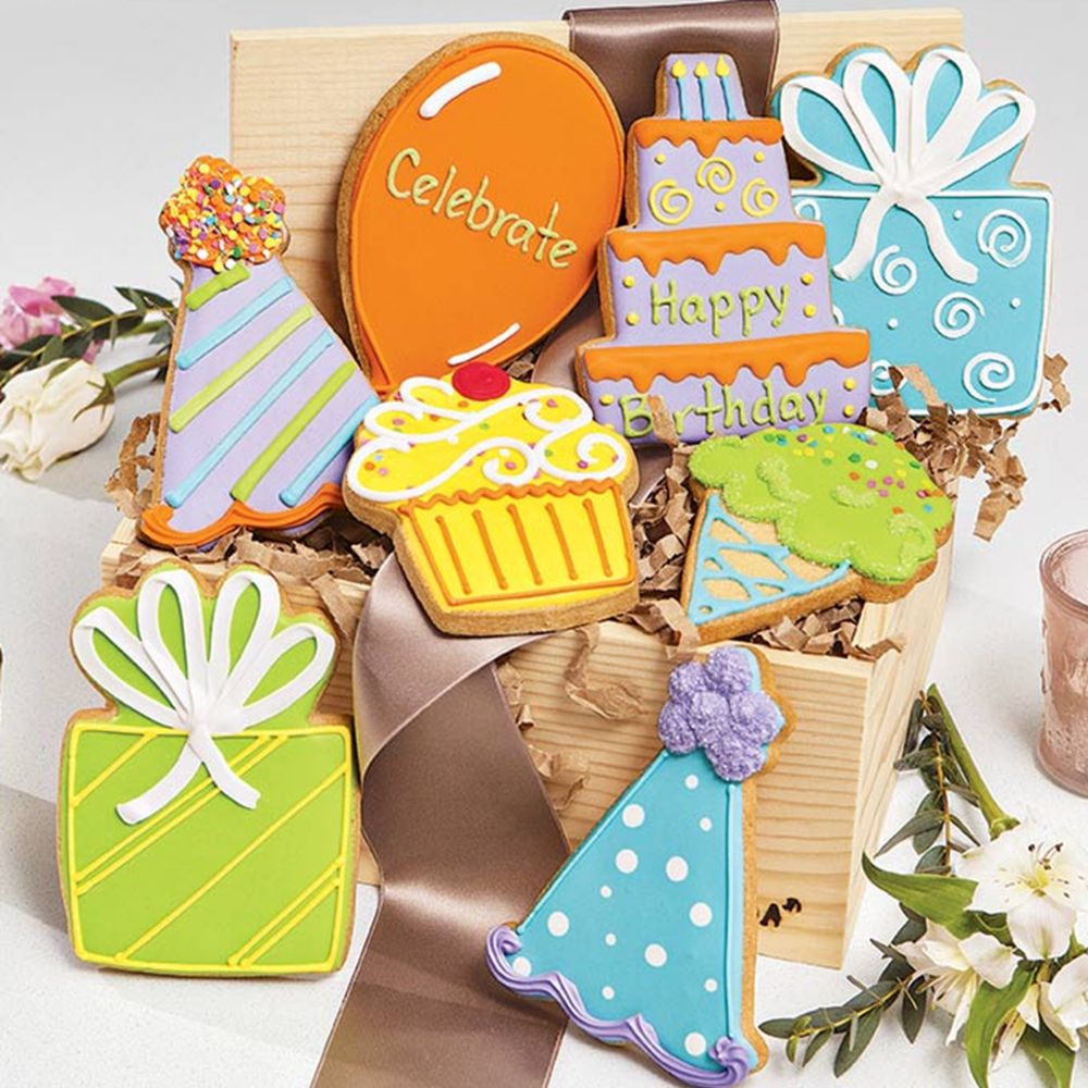 Olive & Cocoa Happy Birthday Cookies primary image