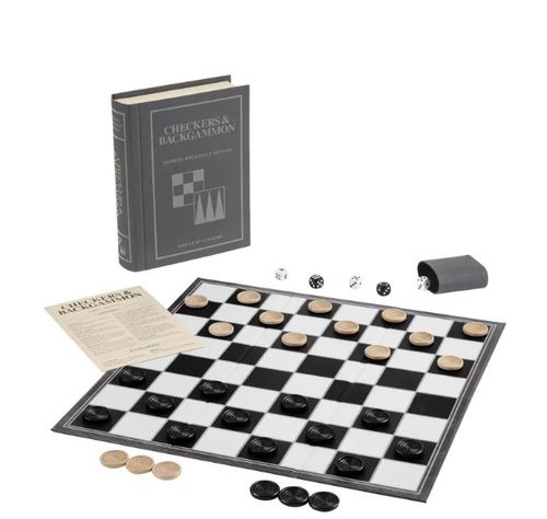 Checkers and Backgammon Vintage Bookshelf Edition image thumbnail