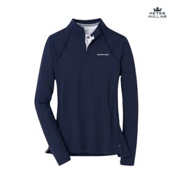 Image of Peter Millar Perth Quarter Zip - Women's Navy