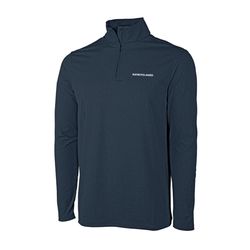 Image of Charles River Stretch Quarter Zip - Men's Navy Heather