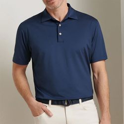 Image of Peter Millar Solid Performance Polo - Men's (Customized)