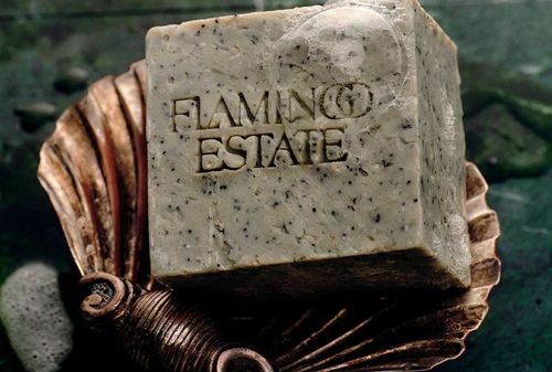 Flamingo Estate Exfoliating Peppermint 12oz. Soap Brick image thumbnail