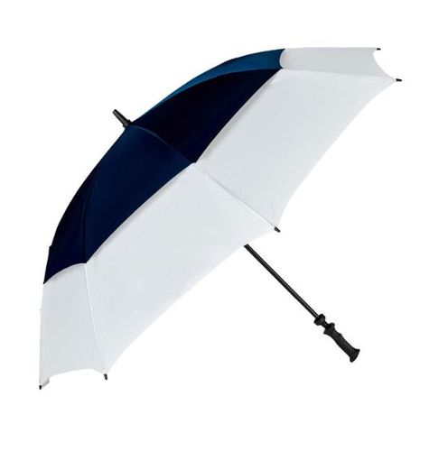 62" Umbrella - Navy/White (Customized) image thumbnail